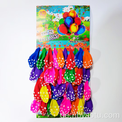 Großhandel billige Kinder Ballon Spielzeug 12 Zoll verschiedene Farbgedruckte Happy Birthday Latex Ballonkarte Packung 40 Stcs pro Karte